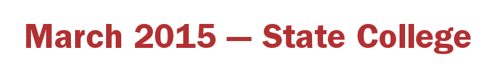 March 2015 StateCollege